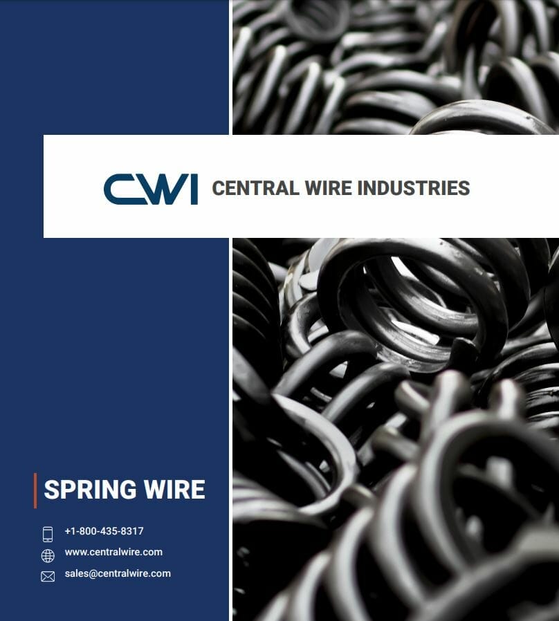 Spring wire catalog cover